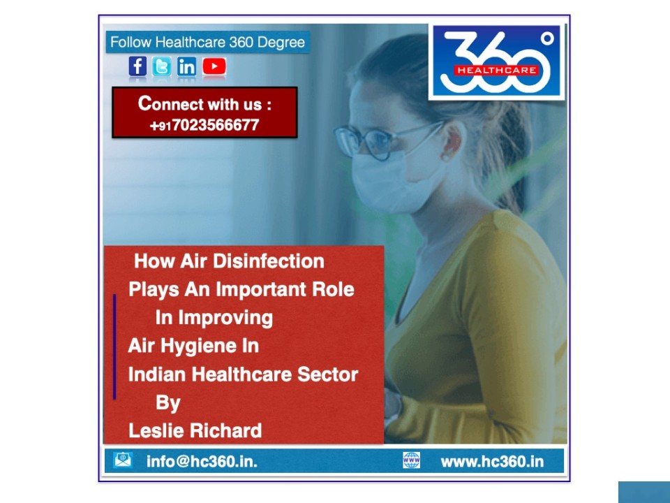How Air Disinfection Plays An Important Role In Improving Air Hygiene In Indian Healthcare Sector (Pre & Post COVID - 19)